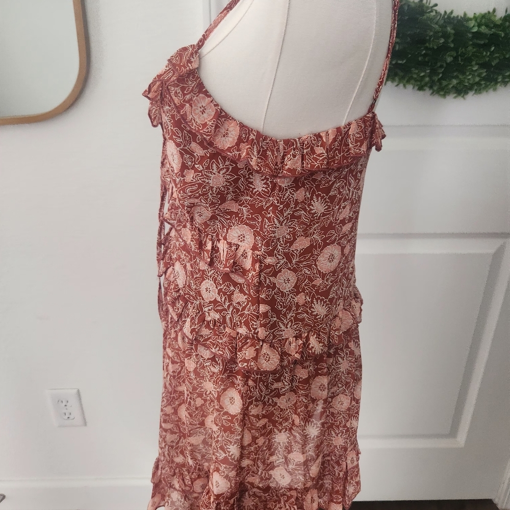 Forever 21 Rust Ruffle Dress - Picture 4 of 4